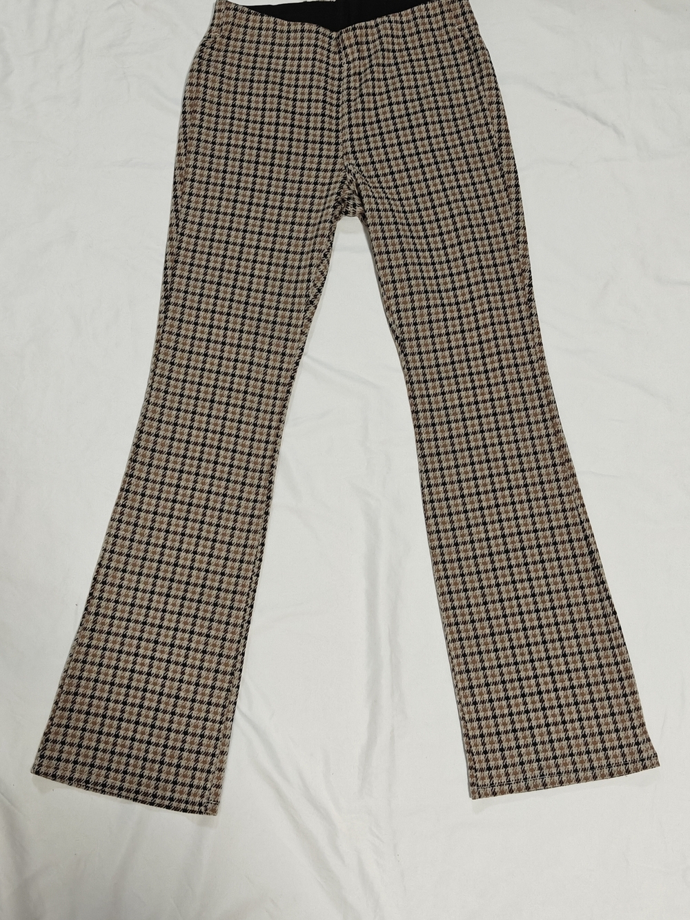 American Eagle Outfitters Black Waistband Pants with Brown Interior Detail